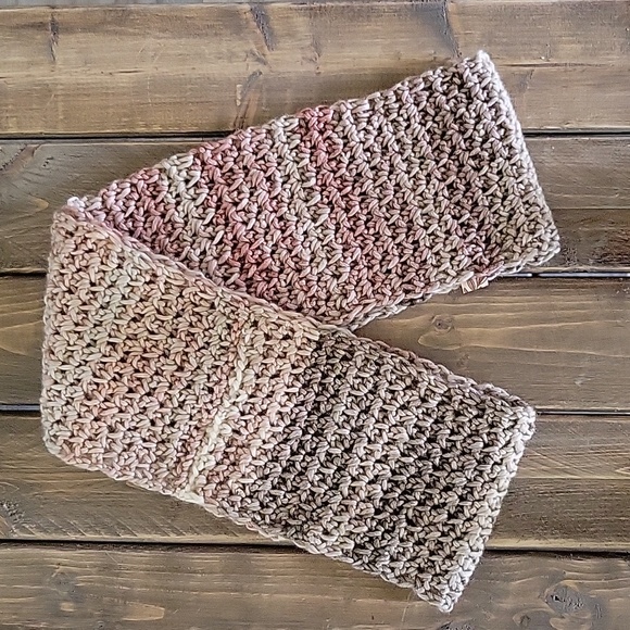 Fall Winter Scarf Neck Wrap Neutral Colors - Picture 4 of 5